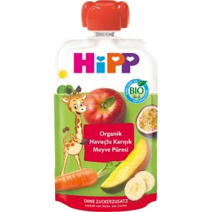 Hipp Organik Havuçlu Karışık Meyve Püresi, 100 g