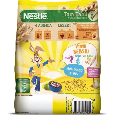 Nesquik Harfler Kakaolu Buğday ve Mısır Gevreği, 310 g