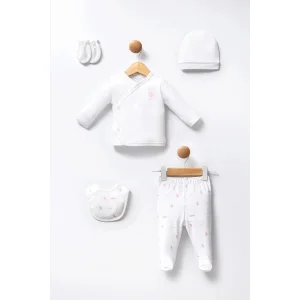 U.S Polo 5'Li Hastane Çıkış Seti USB2358 Beyaz