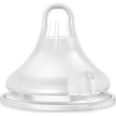 Lansinoh Natural Wave Biberon Emziği, Hızlı Akış, 2'li