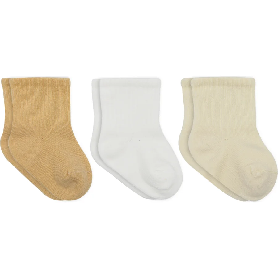 Bistyle Little Love Girl 3'lü Penye Soket Çorap 10137 Somon