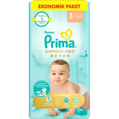 Prima Premium Care Eko Paket, 3 Beden, 52 Adet