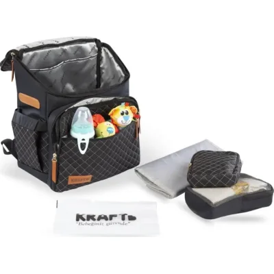 Kraft Diamond Anne Bebek Bakım Sırt Çantası, Lacivert