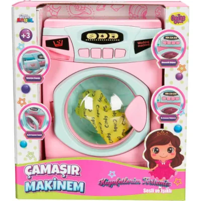 Oydaş Sesli ve Işıklı Pilli Çamaşır Makinesi