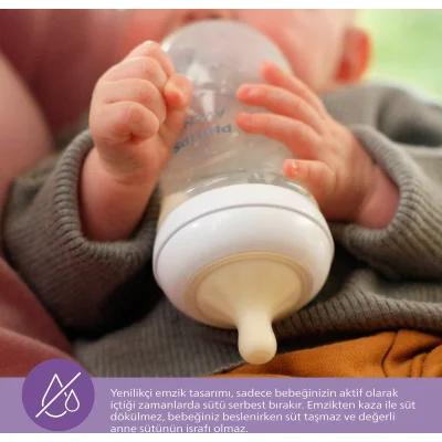 Philips Avent Natural Response Antikolik PP Biberon, 260 ml, 1+ Ay