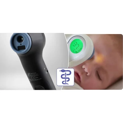 Braun BNT400 Temassız Alından Ateş Ölçer, Siyah