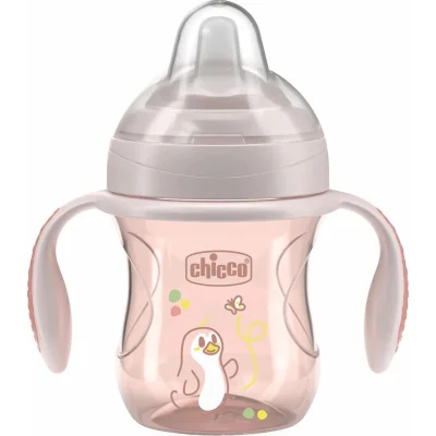 Chicco Yumuşak Uçlu Geçiş Bardağı 4 Ay+, Kız