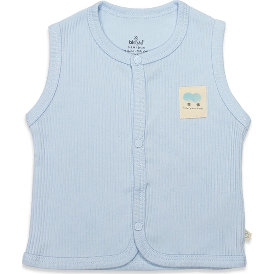 Bistyle Modal Flying Balloons Bebek Yelek, Mavi