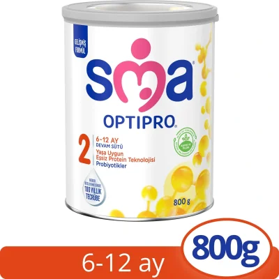 SMA Optipro 2 Probiyotik Devam Sütü, 6-12 Ay, 400 g