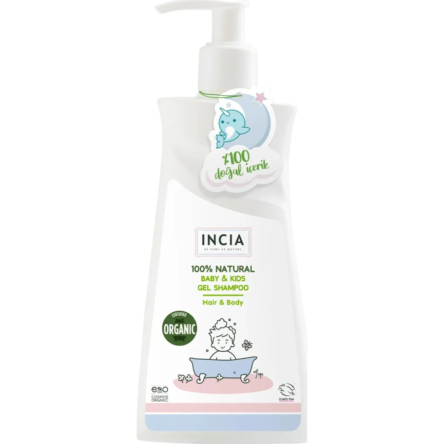 İncia Doğal Çocuklar İçin Saç ve Vücut Şampuanı 350 ml