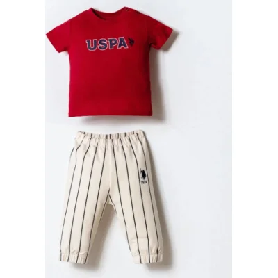 U.S. Polo Takım, 3'lü, Kırmızı