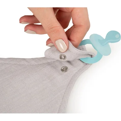 BabyJem Emzik Askılı Müslin Önlük, Gri