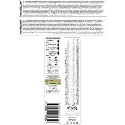 Sleepy Bio Natural Premium Plus Gece Ekstra Ped, 14 Adet