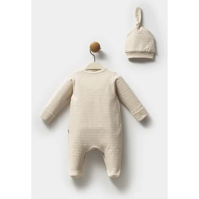 Moi Noi Şapkalı Tulum, Bej