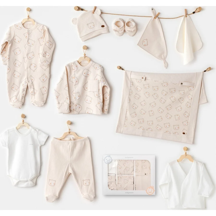 Andywawa Bear Time Hastane Çıkışı Light, 10'lu, Bej