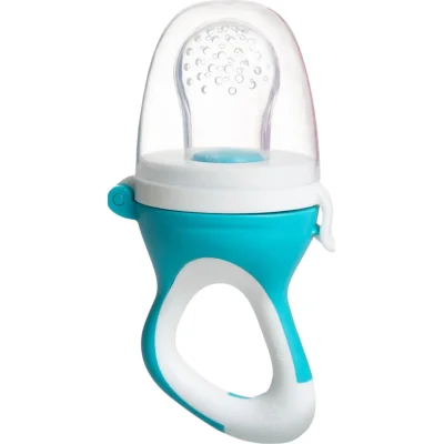 BabyJem Silikon Uçlu Meyve Sebze Emziği, Mavi