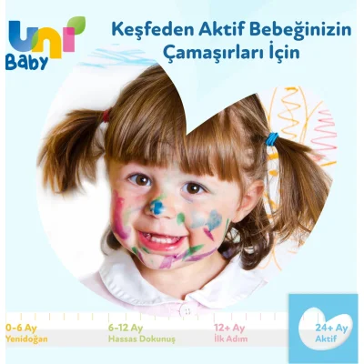 Uni Baby Aktif Sıvı Çamaşır Deterjanı, 1500 ml