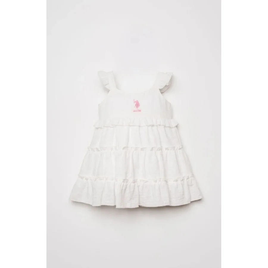 U.S. Polo Elbise, Beyaz