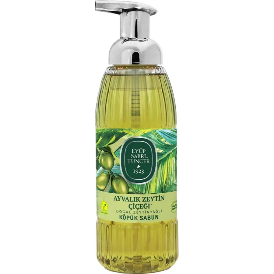 Eyüp Sabri Tuncer Doğal Zeytinyağlı Köpük Sabun, 500 ml, Ayvalık Zeytin Çiçeği