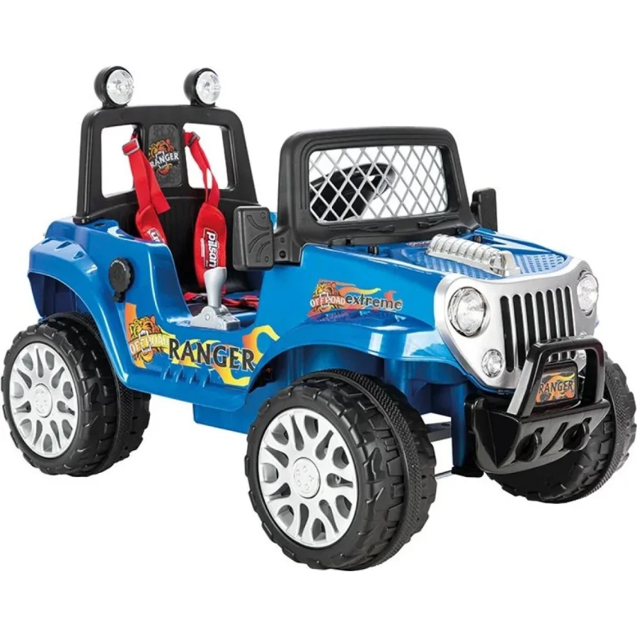 Pilsan Ranger Uzaktan Kumandalı Akülü Araba, 12 V, Metalik Mavi