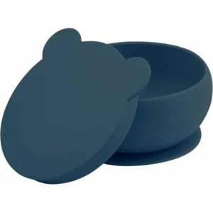 OiOi Silikon Kapaklı Kase, Deep Blue