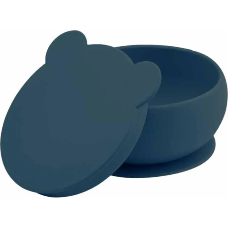 OiOi Silikon Kapaklı Kase, Deep Blue