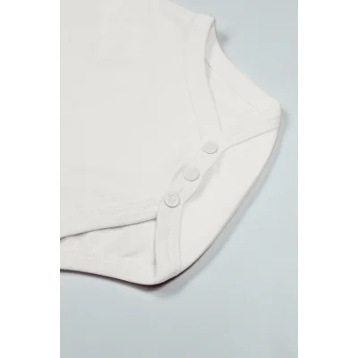 Bistyle Organik Natural Basic Style Yarım Kol Body BS17103 Ekru