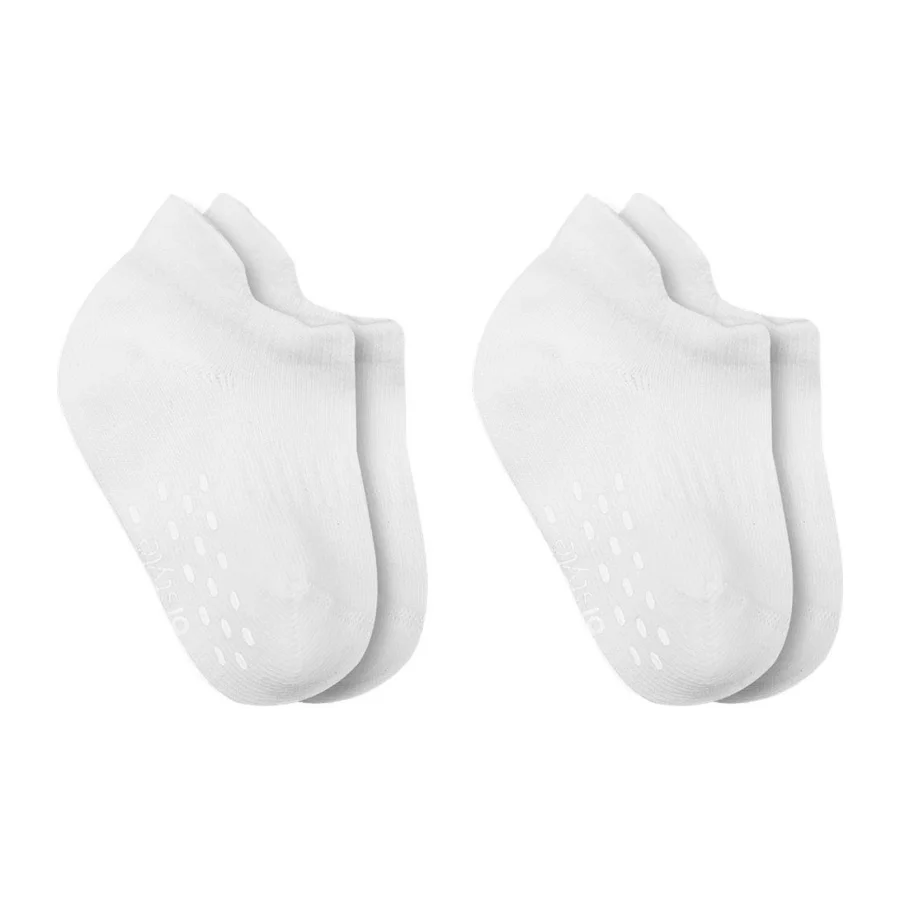 Bistyle Sneakers Kaymaz Basic Penye Çorap, 2'li, Beyaz, Beyaz