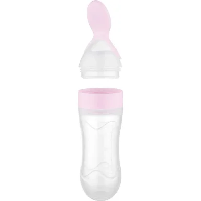 BabyJem Sıkmalı Kaşık, Pembe