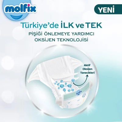 Molfix Premium Bebek Bezi Ultra Fırsat Paketi 6 Beden 15+ Kg 54 Adet