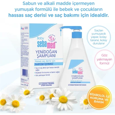 Sebamed Baby Yenidoğan Bebek Şampuanı, 500 ml