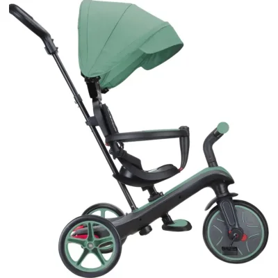 Globber Explorer 4in1 Trike Bisiklet, Zeytin Yeşili