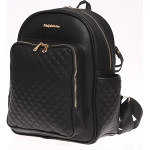 M&Y Dust Deri Anne Bebek Bakım Sırt Çantası, Siyah