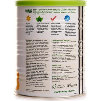 Golden Goat 3 Keçi Sütlü Devam Sütü, 400 g