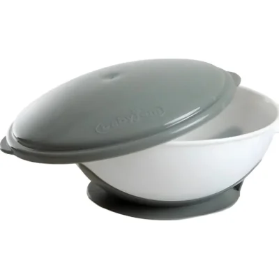 BabyJem Vakumlu Mama Tabağı, Gri