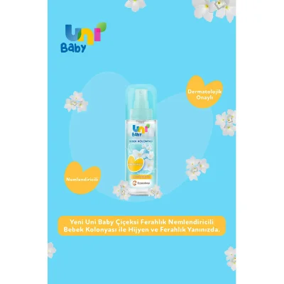Uni Baby Bebek Kolonyası, 150 ml, Çiçeksi Kokular