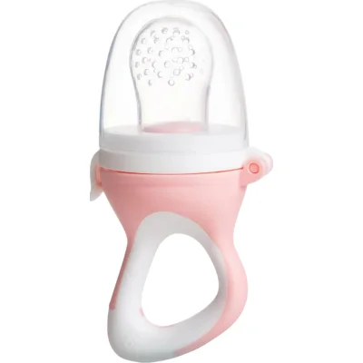 BabyJem Silikon Uçlu Meyve Sebze Emziği, Pembe