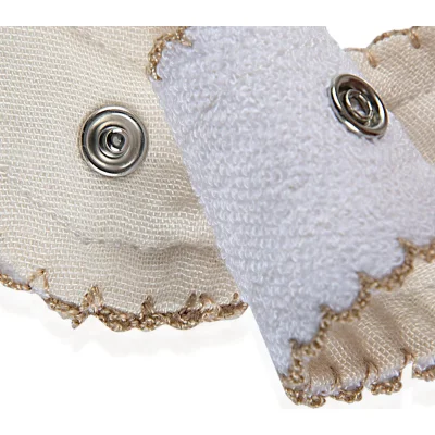 BabyJem Bürümcük Müslin Önlük, Ekru