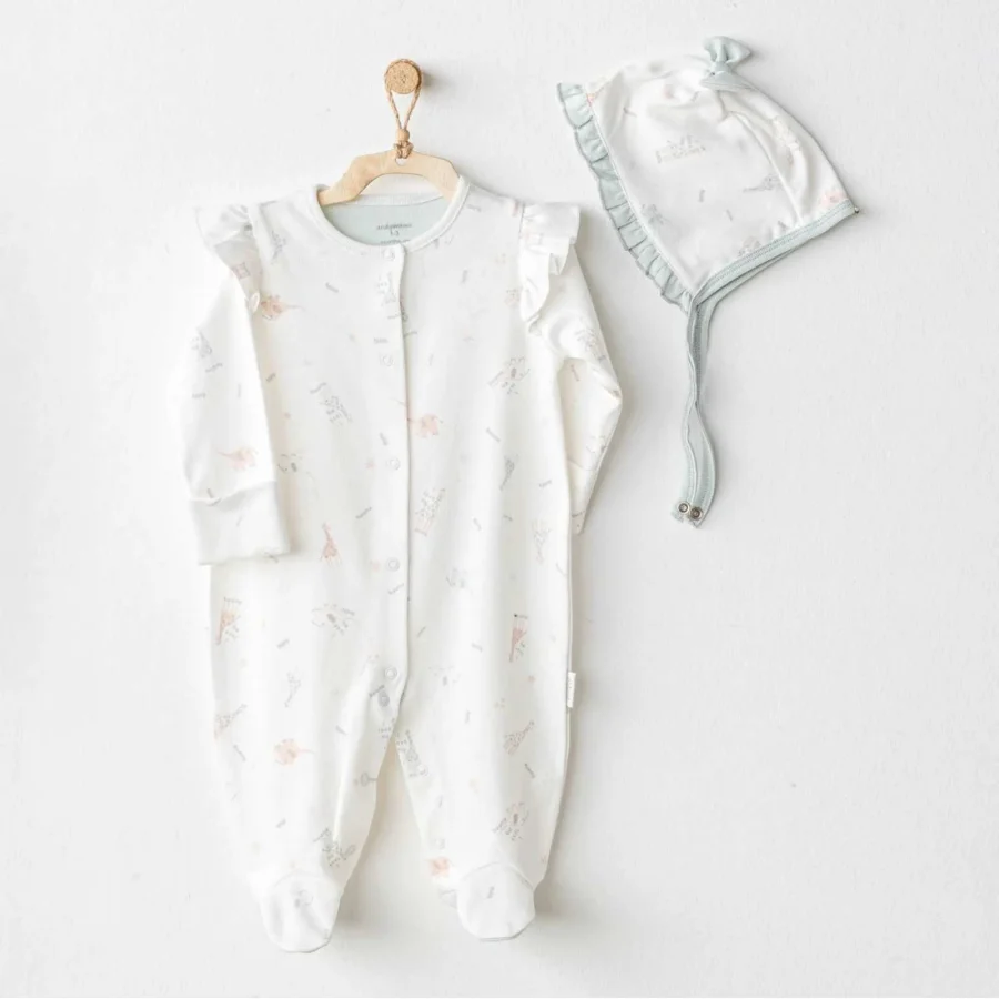 Andywawa Love Family Bebek Tulum Takım, Ekru