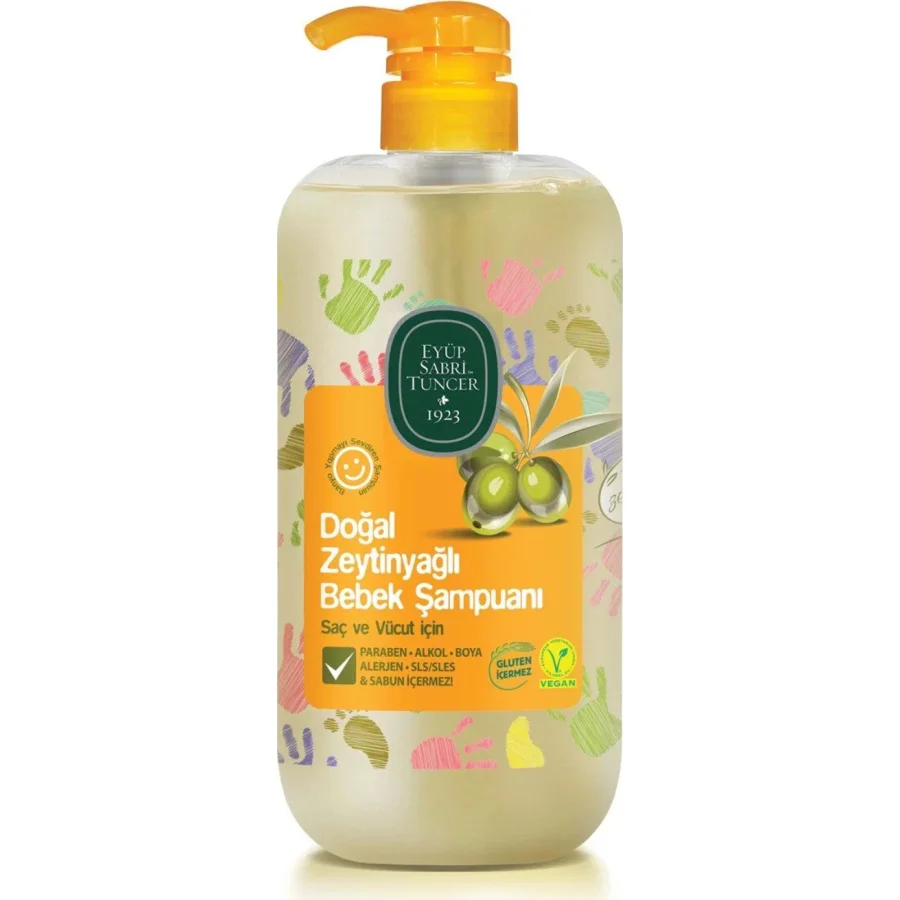 Eyüp Sabri Tuncer Doğal Zeytinyağlı Bebek Şampuanı, 600 ml