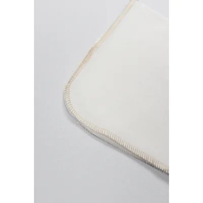 Bistyle Organik Penye Mendil, 28x28, 6'lı, Ekru