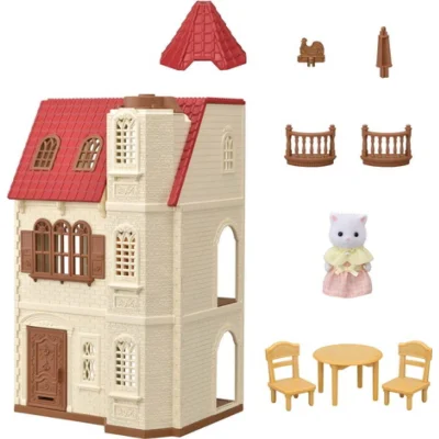 Sylvanian Families Kırmızı Çatılı Kule Ev