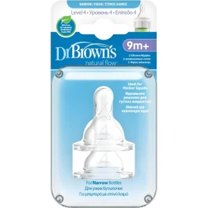Dr.Brown's Dar Ağız 4.Evre 2'Li Silikon Biberon Emziği