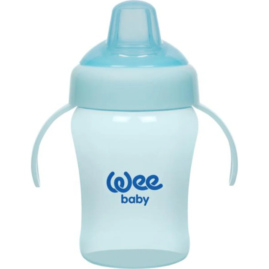 Wee Baby Colorful Akıtmaz Kulplu Antikolik Bardak, 240 ml