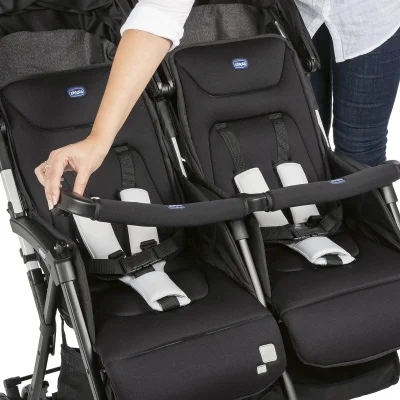 Chicco Ohlala Twin İkiz Bebek Arabası, Black Night