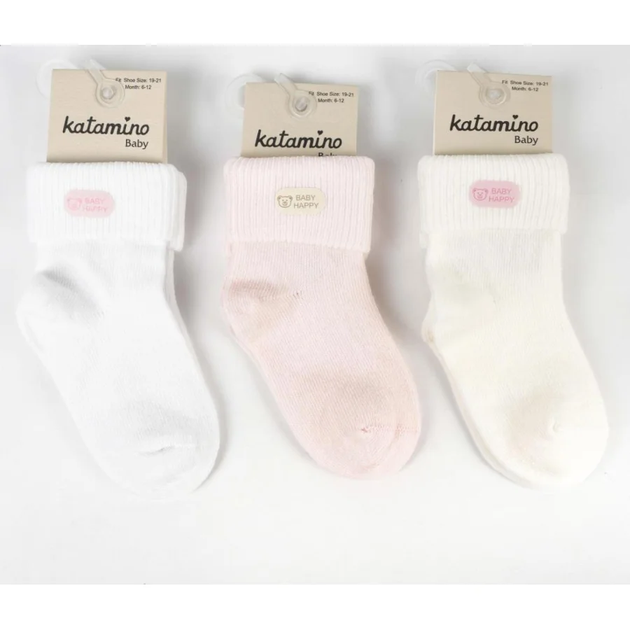 Katamino Susam Aks. Kız Bebek Soket Çorap, Asorti