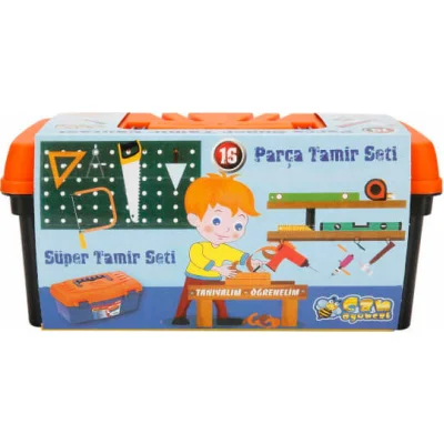 Can Oyuncak Tamir Seti, 16 Parça