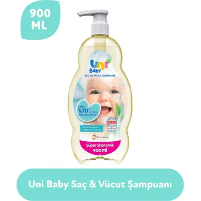 Uni Baby Bebek Şampuanı, 900 ml