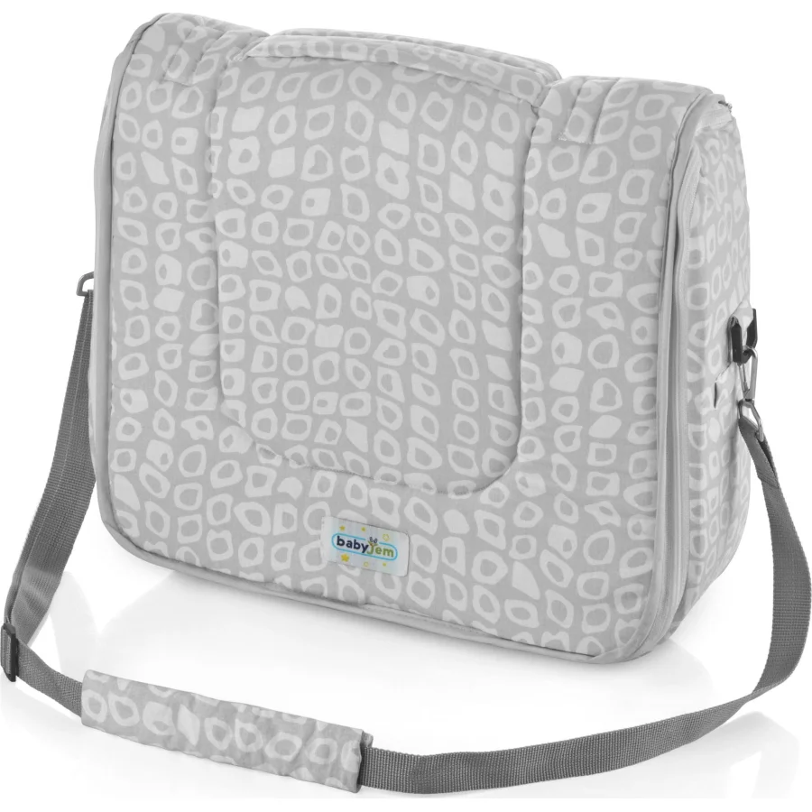 BabyJem Babynest Çanta, Gri Kare