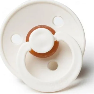 Bibs Colour Kauçuk Emzik, 0-6 Ay, Ivory